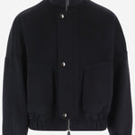 GIUBBOTTO IN MISTO CASHMERE CON COLLO ALTO GM004473 TE10068UB109 GIORGIO ARMANI 