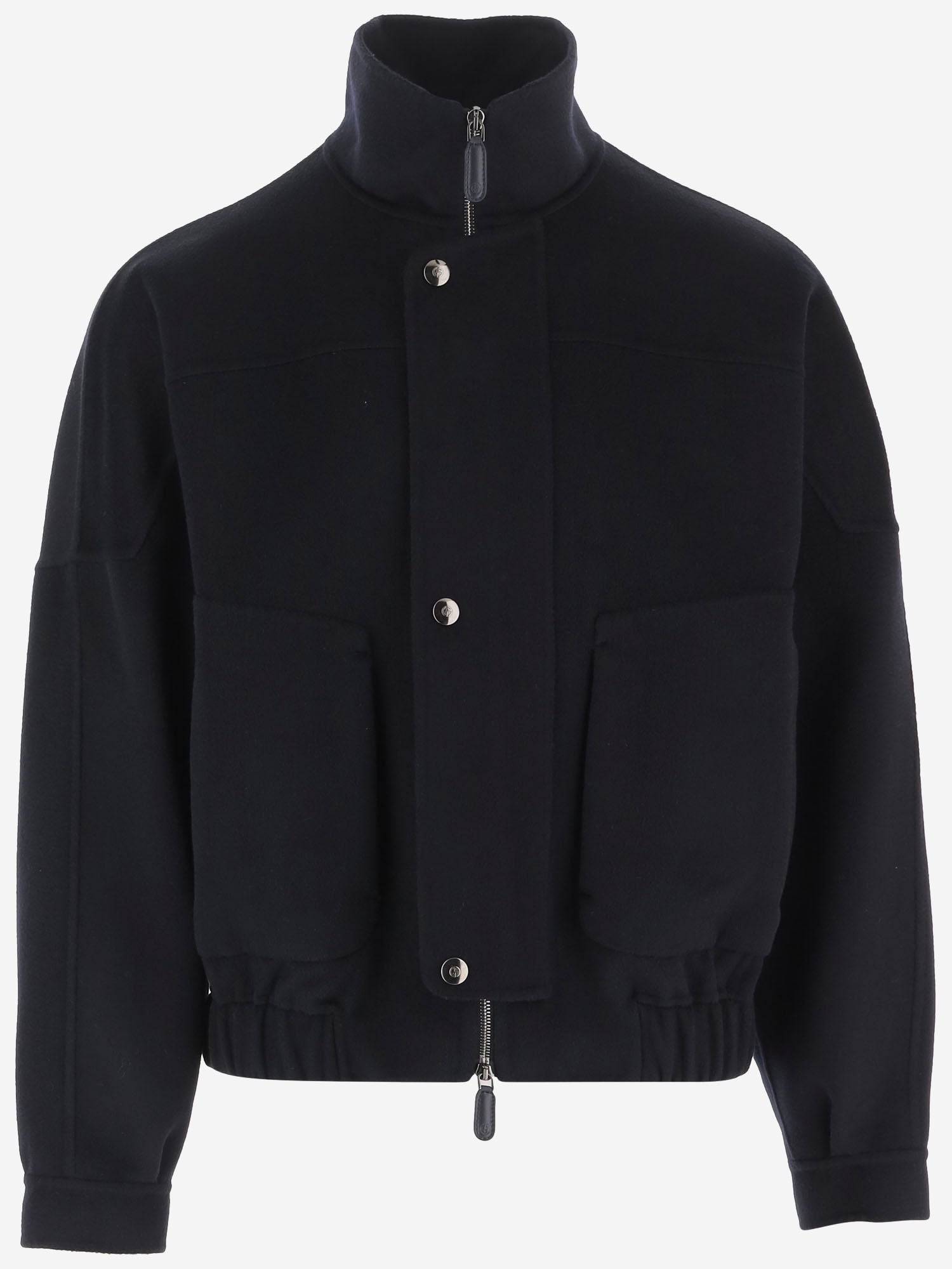 GIUBBOTTO IN MISTO CASHMERE CON COLLO ALTO GM004473 TE10068UB109 GIORGIO ARMANI 