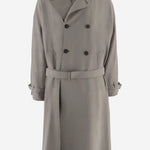 CAPPOTTO DOPPIOPETTO IN NYLON GM004524 TE23790U7068 GIORGIO ARMANI 