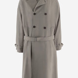 CAPPOTTO DOPPIOPETTO IN NYLON GM004524 TE23790U7068 GIORGIO ARMANI 