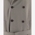 CAPPOTTO DOPPIOPETTO IN NYLON GM004524 TE23790U7068 GIORGIO ARMANI 