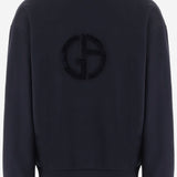FELPA IN MISTO COTONE CON LOGO GM004636 TE19859U8139 GIORGIO ARMANI 
