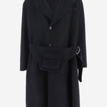 CAPPOTTO IN MISTO CASHMERE CON CINTURA E TASCA APPLICATA GM004685 TE10068UB109 GIORGIO ARMANI 