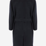 CAPPOTTO IN MISTO CASHMERE CON CINTURA E TASCA APPLICATA GM004685 TE10068UB109 GIORGIO ARMANI 