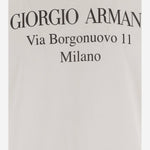 T-SHIRT IN COTONE CON LOGO GM004804 TE22007U0002 GIORGIO ARMANI 