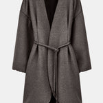 CAPPOTTO OVER IN LANA CON CINTURA E ORLO ARRICCIATO GW003442 TE21755U8099 GIORGIO ARMANI 
