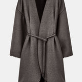 CAPPOTTO OVER IN LANA CON CINTURA E ORLO ARRICCIATO GW003442 TE21755U8099 GIORGIO ARMANI 