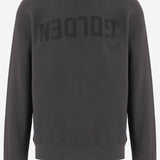 FELPA IN COTONE CON LOGO GMP01223 P00064260318 GOLDEN GOOSE 
