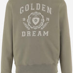 FELPA IN COTONE CON LOGO GMP01223 P00263436109 GOLDEN GOOSE 