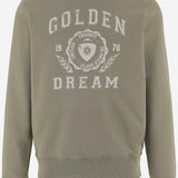 FELPA IN COTONE CON LOGO GMP01223 P00263436109 GOLDEN GOOSE 