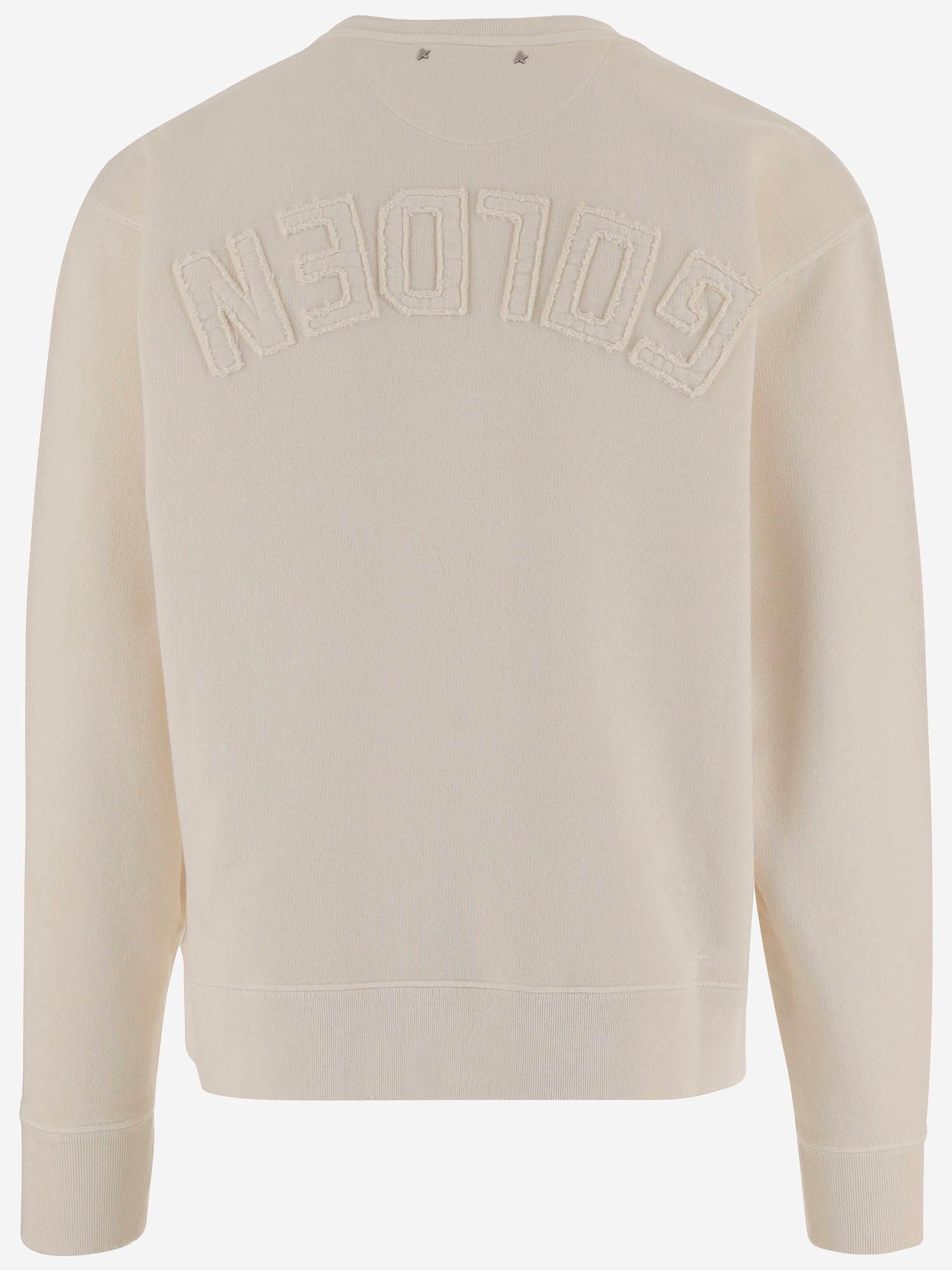 FELPA IN COTONE CON LOGO GUP01872 P00157911560 GOLDEN GOOSE 