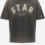T-shirt in cotone con logo GUP01873 P00241960666 GOLDEN GOOSE 
