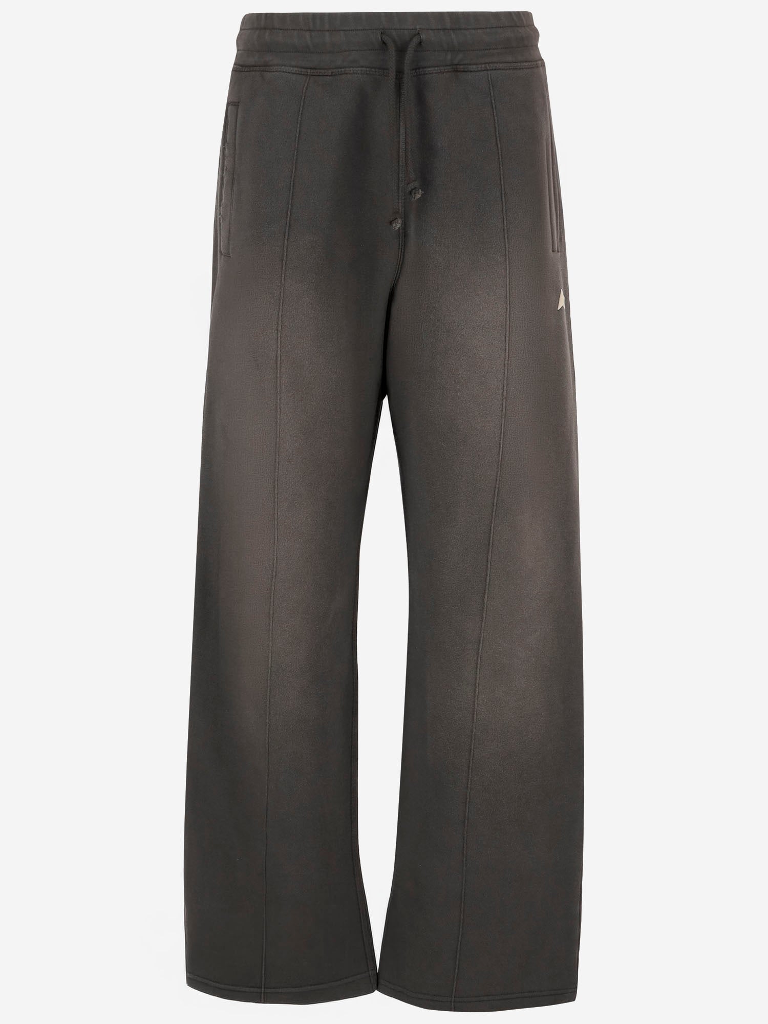 PANTALONI IN COTONE CON LOGO GUP02714 P00251760666 GOLDEN GOOSE 