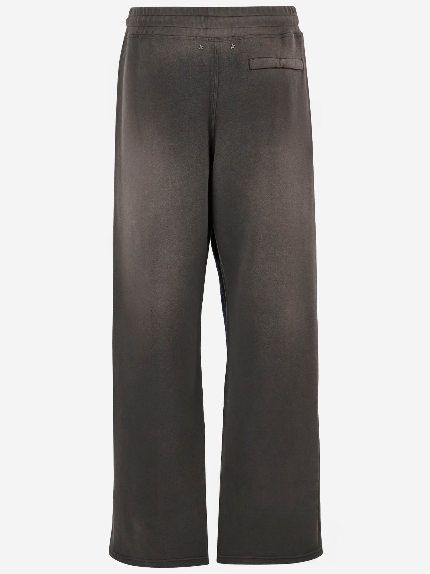PANTALONI IN COTONE CON LOGO GUP02714 P00251760666 GOLDEN GOOSE 