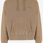 FELPA IN COTONE CON CAPPUCCIO GUP02763 P00263616107 GOLDEN GOOSE 
