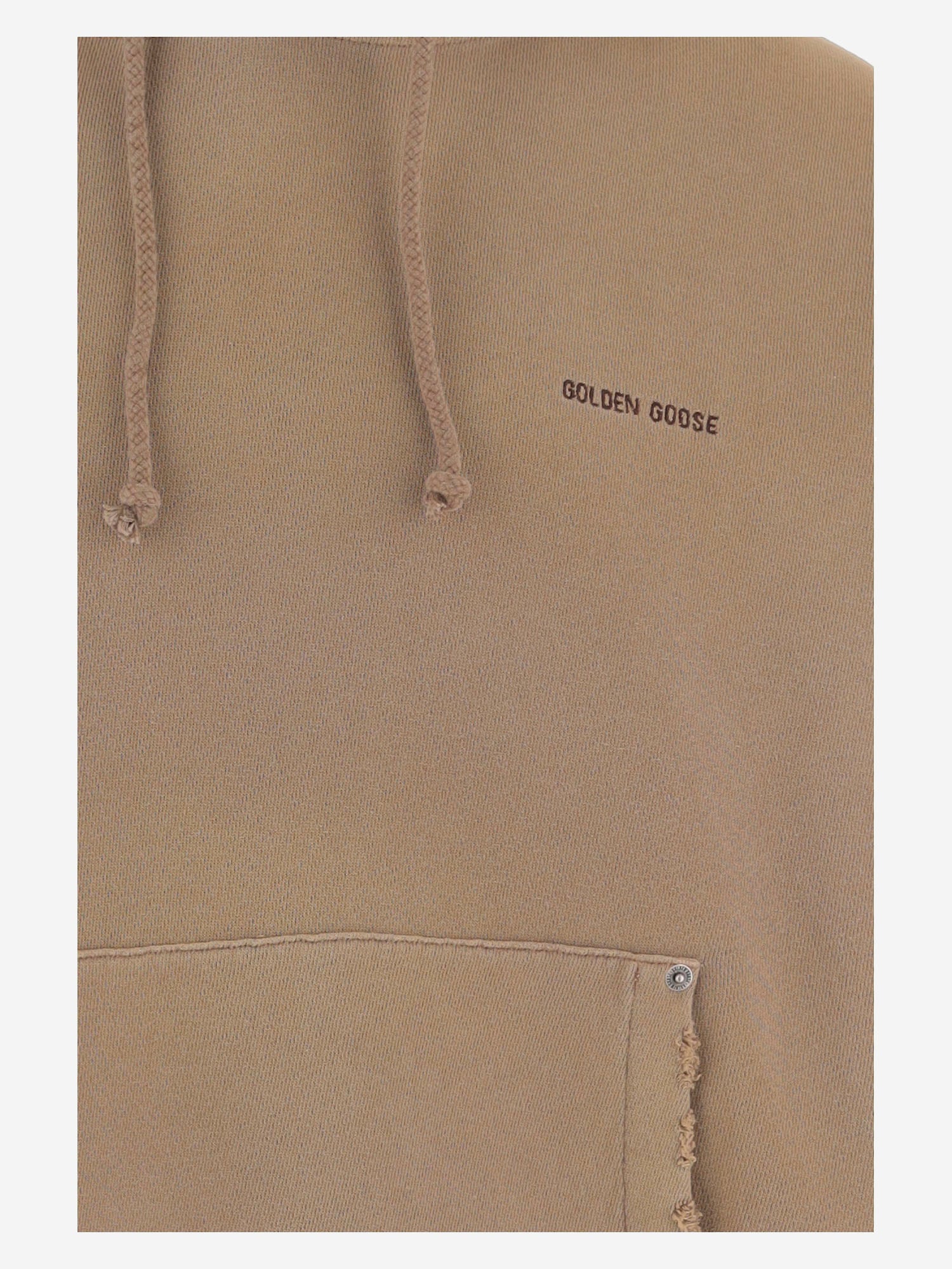 FELPA IN COTONE CON CAPPUCCIO GUP02763 P00263616107 GOLDEN GOOSE 