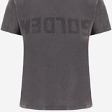 T-SHIRT IN COTONE CON LOGO GWP01221 P00067160318 GOLDEN GOOSE 