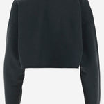 FELPA CORTA IN COTONE CON CRISTALLI GWP02203 P00189690456 GOLDEN GOOSE 