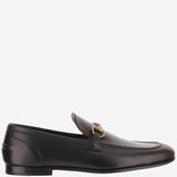 MOCASSINI JORDAAN IN PELLE 406994 BLM001000 GUCCI 