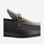 MOCASSINI JORDAAN IN PELLE 406994 BLM001000 GUCCI 