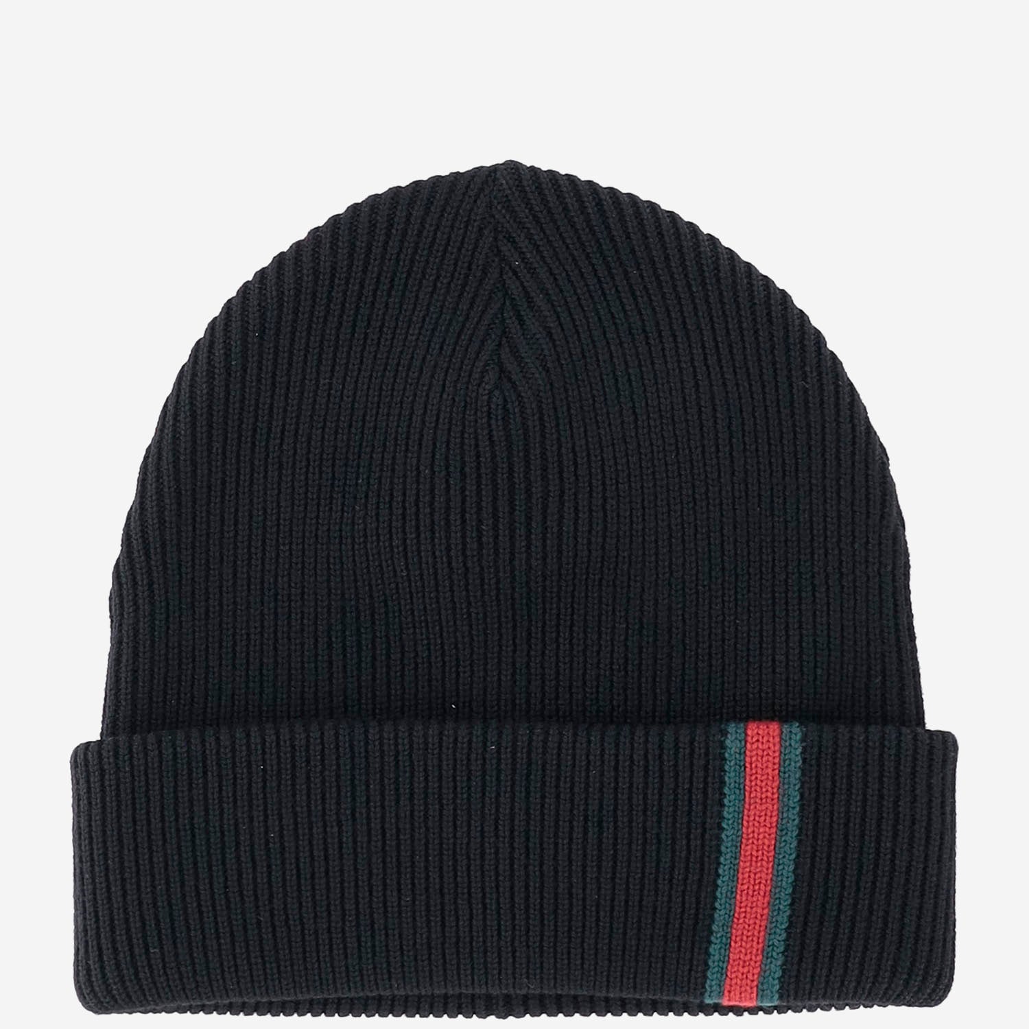 BEANIE IN LANA CON NASTRO WEB<BR/> 834192 4G2001000 GUCCI 