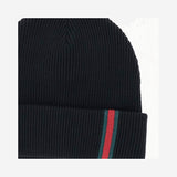BEANIE IN LANA CON NASTRO WEB<BR/> 834192 4G2001000 GUCCI 
