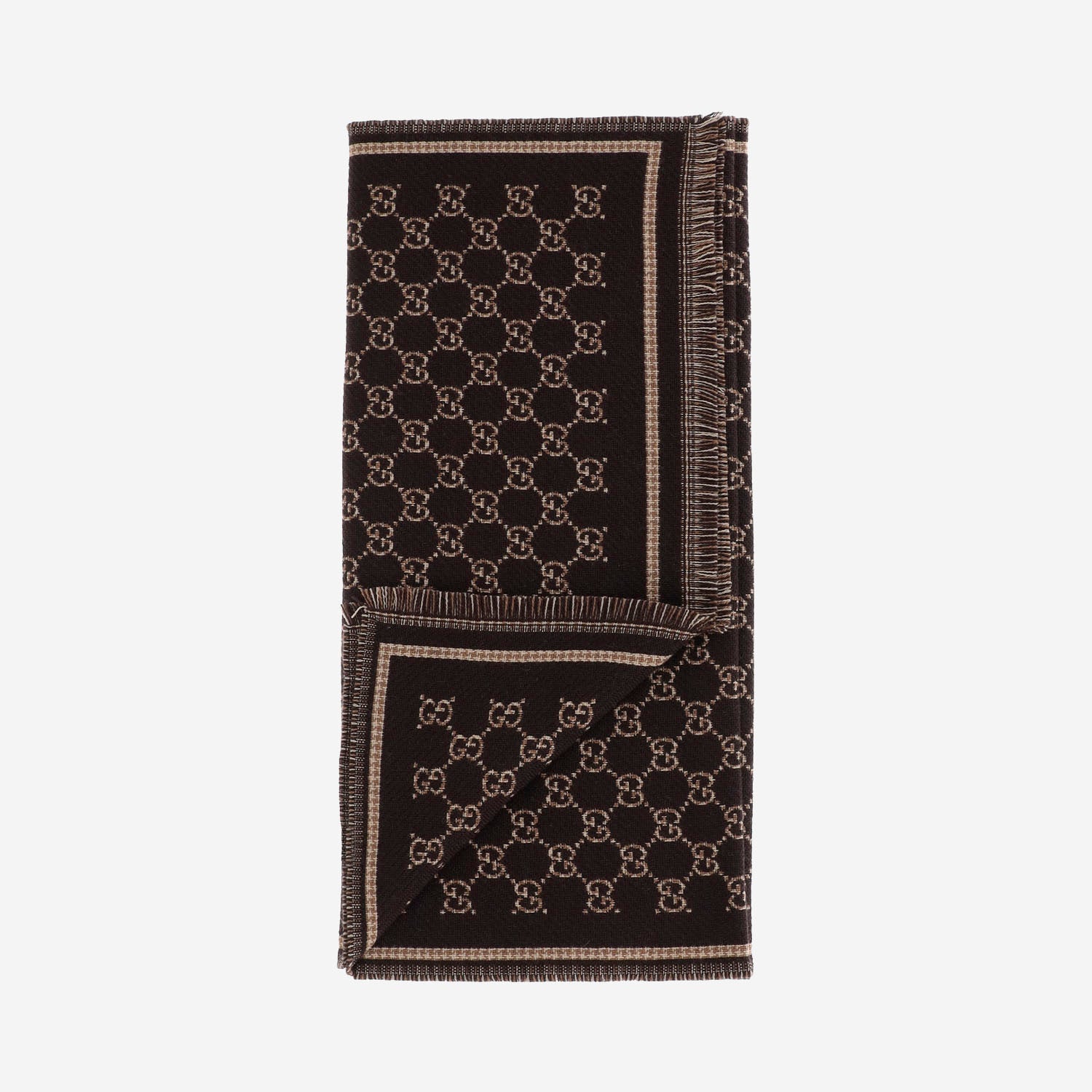 SCIARPA IN LANA CON MOTIVO GG 836264 4G3862079 GUCCI 