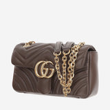 BORSA A SPALLA GG MARMONT MATELASSÉ 837280 AAGUE2818 GUCCI 