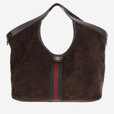BORSA SHOPPING GRANDE IN PELLE SCAMOSCIATA 853971 AAHBL2147 GUCCI 