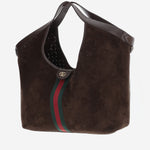 BORSA SHOPPING GRANDE IN PELLE SCAMOSCIATA 853971 AAHBL2147 GUCCI 