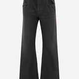PANTALONI IN DENIM DI COTONECON MORSETTO 860844 XDDHM2028 GUCCI 