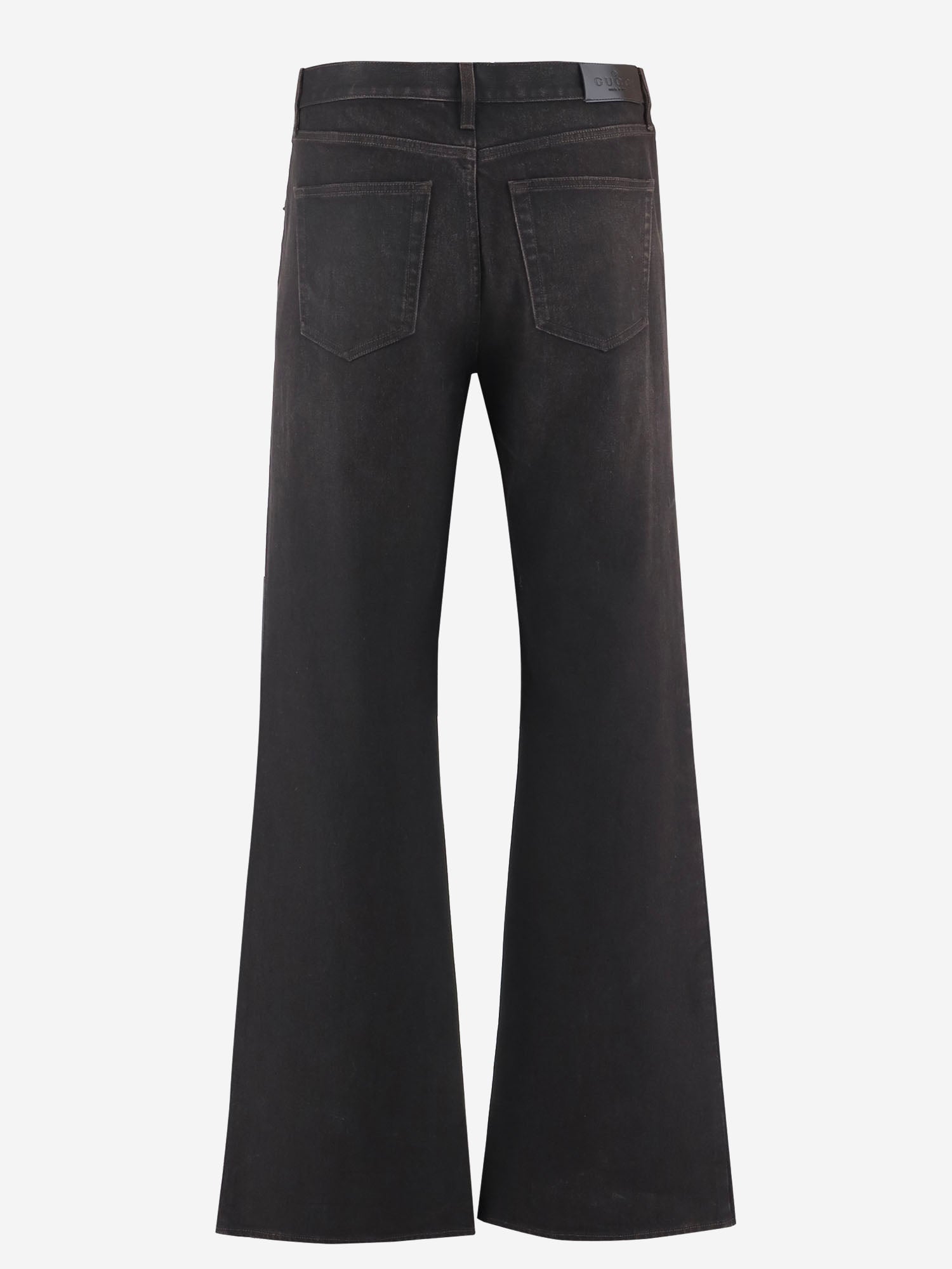 PANTALONI IN DENIM DI COTONECON MORSETTO 860844 XDDHM2028 GUCCI 