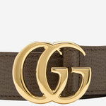 CINTURA GG MARMONT IN PELLE MARTELLATA 863293 AAGR42818 GUCCI 