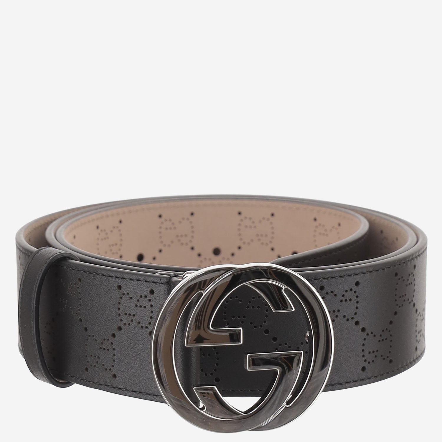 CINTURA IN PELLE CON LOGO 863302 AAG2G1000 GUCCI 