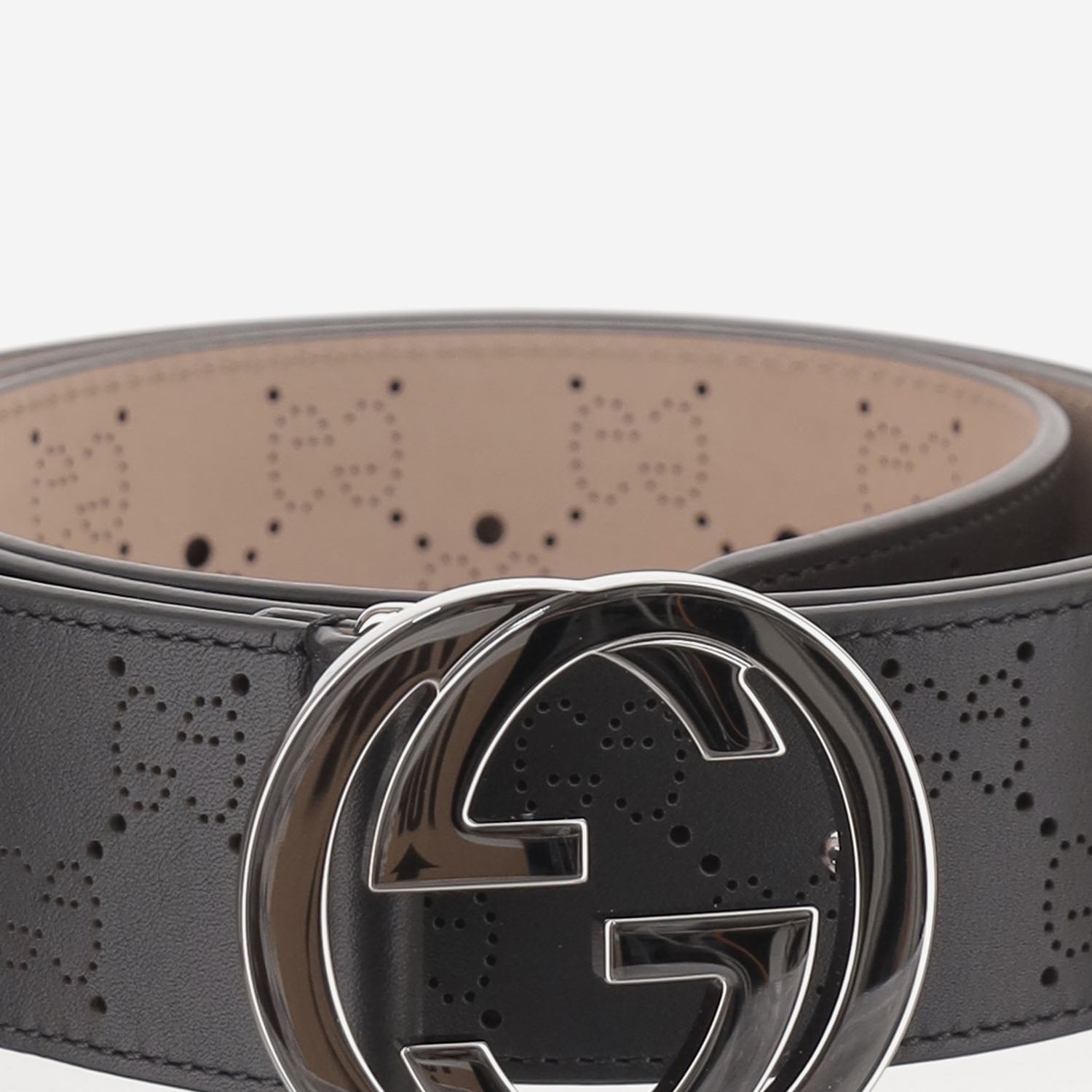 CINTURA IN PELLE CON LOGO 863302 AAG2G1000 GUCCI 