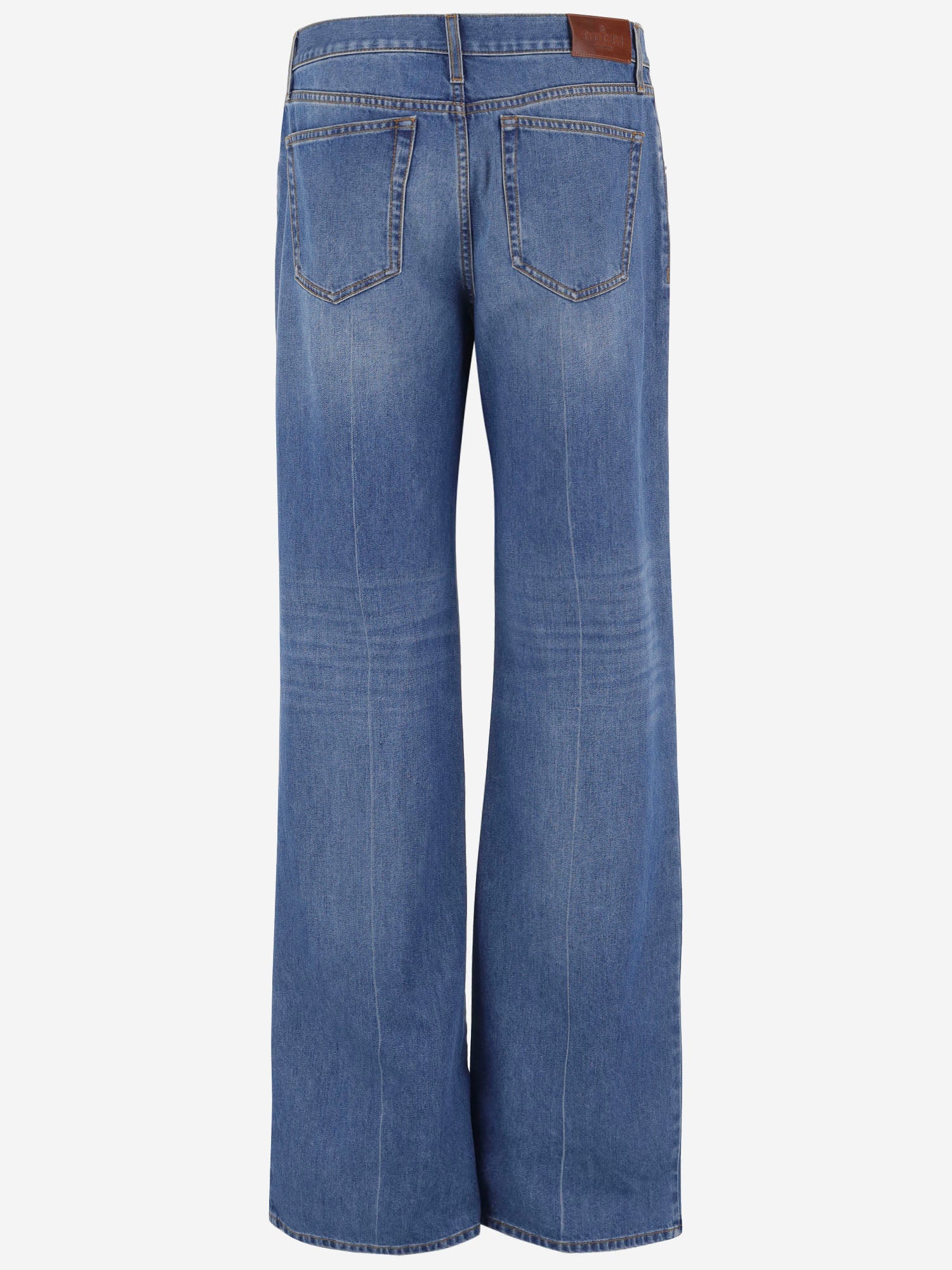 JEANS IN COTONE CON MORSETTO 864707 XDDJO4011 GUCCI 