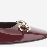 Décolleté in pelle con morsetto 866881 BNC006223 GUCCI 