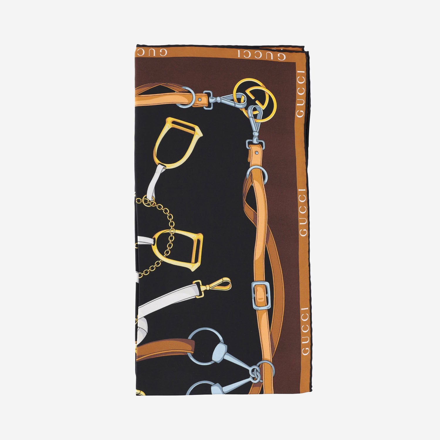 FOULARD IN TWILL DI SETA STAMPATA 868465 3G0012560 GUCCI 
