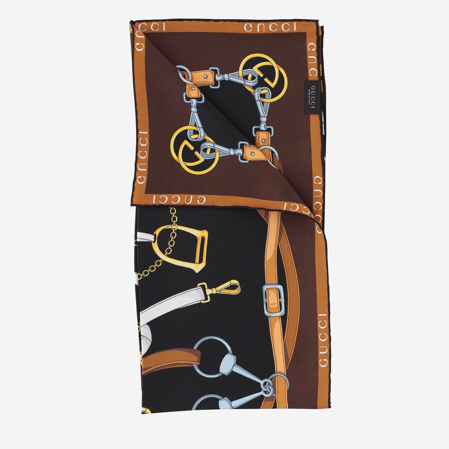 FOULARD IN TWILL DI SETA STAMPATA 868465 3G0012560 GUCCI 