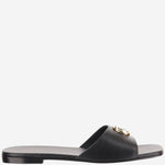 SANDALI SLIDER IN PELLE CON LOGO 870700 BKO001000 GUCCI 