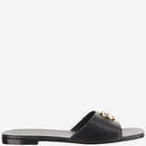 SANDALI SLIDER IN PELLE CON LOGO 870700 BKO001000 GUCCI 