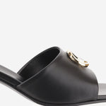 SANDALI SLIDER IN PELLE CON LOGO 871480 BKO001000 GUCCI 