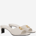 SANDALI SLIDER IN PELLE CON LOGO 871480 BKO009214 GUCCI 