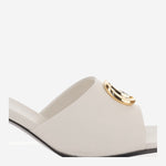 SANDALI SLIDER IN PELLE CON LOGO 871480 BKO009214 GUCCI 