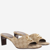 SANDALI SLIDER IN TELA GG CON LOGO 871481 FAFUW9611 GUCCI 