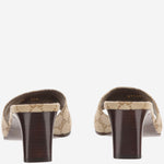 SANDALI SLIDER IN TELA GG CON LOGO 871481 FAFUW9611 GUCCI 
