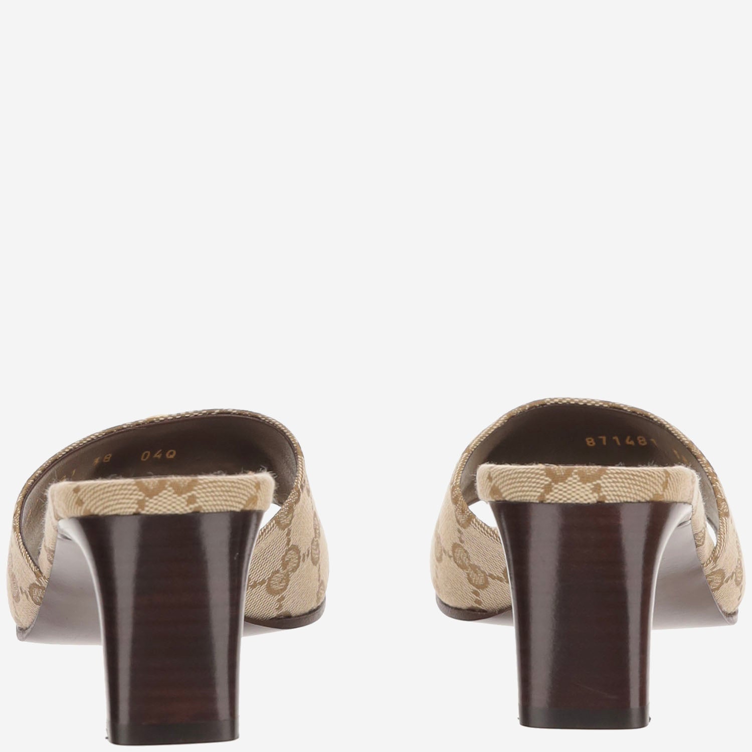 SANDALI SLIDER IN TELA GG CON LOGO 871481 FAFUW9611 GUCCI 