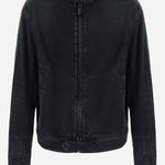 GIACCA BIKER IN COTONE CON WEB 872075 XDDHQ1000 GUCCI 
