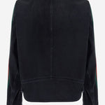 GIACCA BIKER IN COTONE CON WEB 872075 XDDHQ1000 GUCCI 