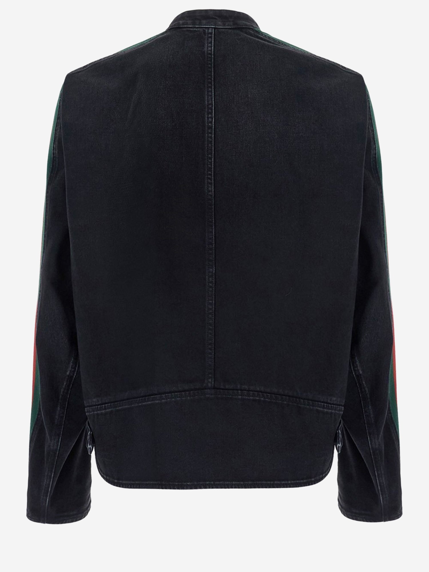 GIACCA BIKER IN COTONE CON WEB 872075 XDDHQ1000 GUCCI 